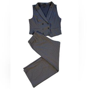 SHEIN Gray Two-Piece Suit Set